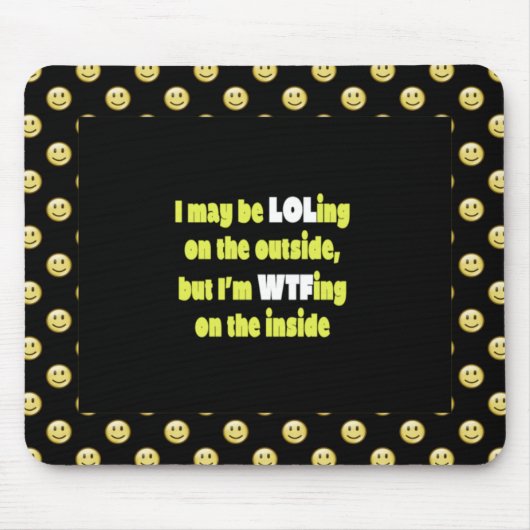 LOLing auf der äußeren Mäusematte Mousepad (Vorne)