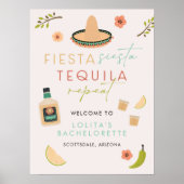LOLITA Fiesta Siesta Tequila Bachelorette Herzlich Poster (Vorne)
