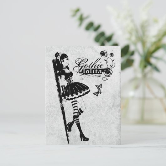Lolita Postkarte (Stehend Vorderseite)