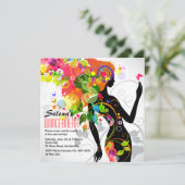 Lolita Quinceanera Einladung (Stehend Vorderseite)