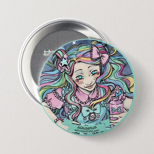 Lolita Tierkreis Button (Vorne & Hinten)