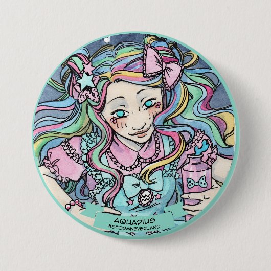 Lolita Tierkreis Button (Vorderseite)