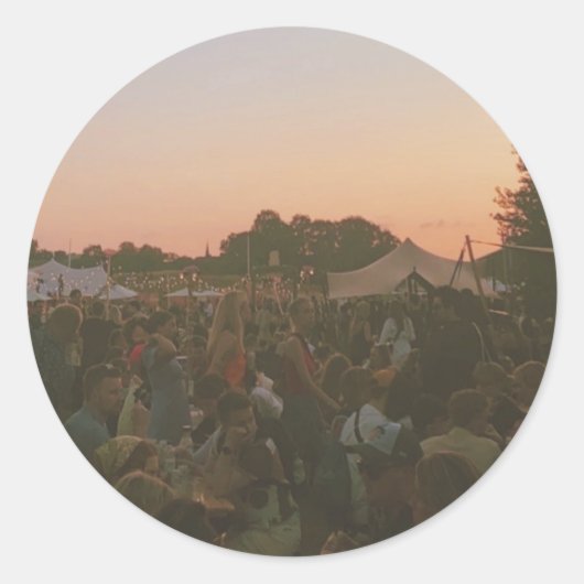 Lollapalooza in Stockholm - 2022 Runder Aufkleber (Vorderseite)