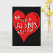 Lolli And Pop Enkelgeschenk Dieses Kind Ist Valent Karte (Gelbe Blume)