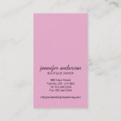 Lolli backt Visitenkarten zusammen Visitenkarte (Rückseite)