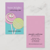 Lolli backt Visitenkarten zusammen Visitenkarte (Vorne/Hinten)