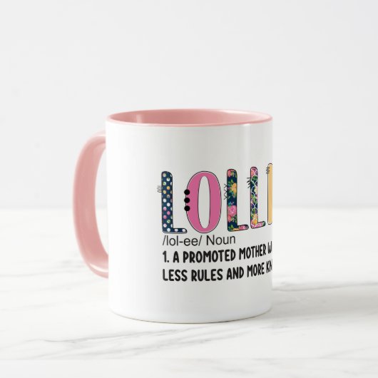 Lolli Definition Tasse (Vorderseite Links)