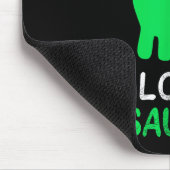 Lolli-saurus Funny Dino Dinosaur Lollisaurus Mousepad (Ecke)