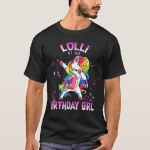 Lolli von der Geburtstagsparty Girl Dabbing Unicor T-Shirt