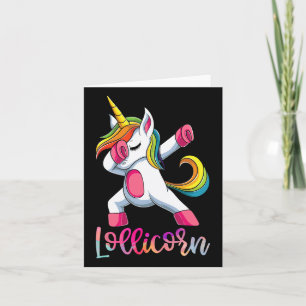 Lollicorn Lolli Unicorn Shirt Karte