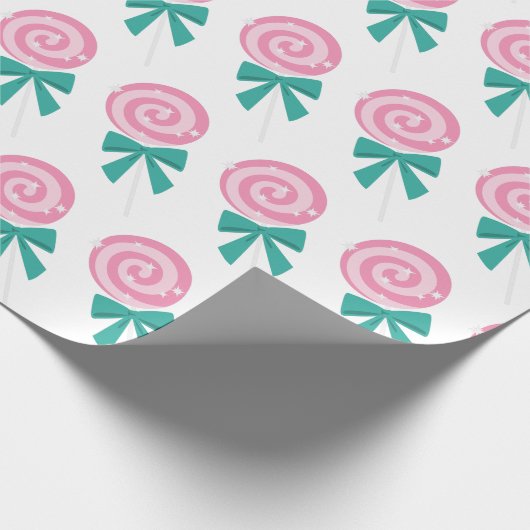 Lollipe Geschenkpapier (Ecke)