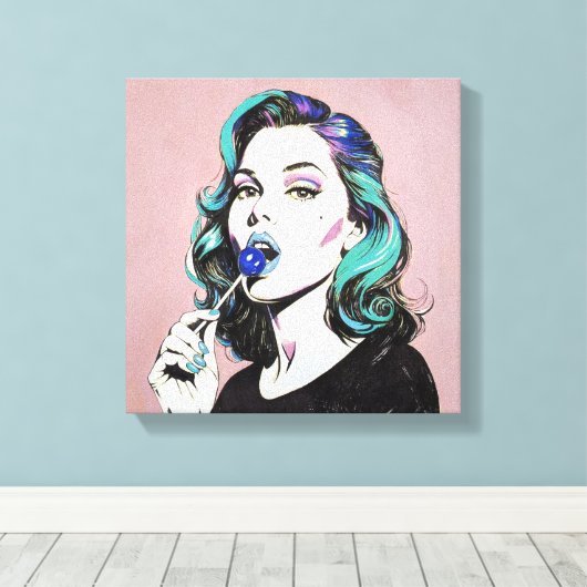 Lollipop'25 Leinwanddruck (Insitu (Holzboden))