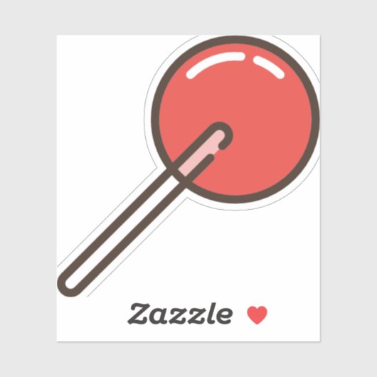 Lollipop-1 Aufkleber (Blatt)