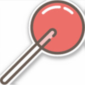 Lollipop-1 Aufkleber (Vorderseite)