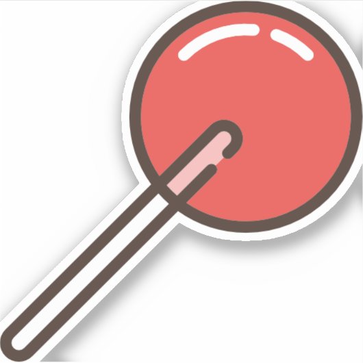 Lollipop-1 Aufkleber (Vorderseite)