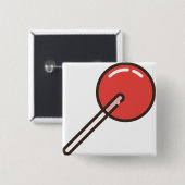 Lollipop-1 Button (Vorne & Hinten)
