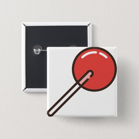 Lollipop-1 Button (Vorne & Hinten)
