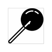 Lollipop-1 Gummistempel (Prägung)