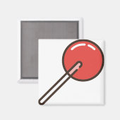 Lollipop-1 Magnet (Vorderseite/Rückseite)