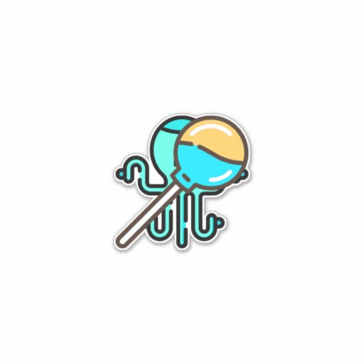 lollipop-2 aufkleber (Vorderseite)