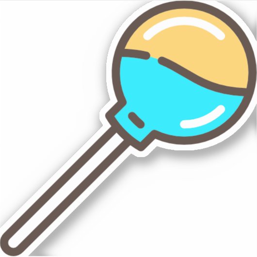 lollipop-2 aufkleber (Vorderseite)
