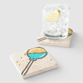 lollipop-2 steinuntersetzer (Seitenansicht)