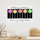 Lollipop Art Poster (Küche)