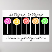 Lollipop Art Poster (Vorne)