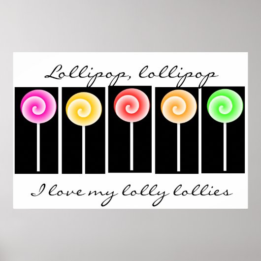 Lollipop Art Poster (Vorne)