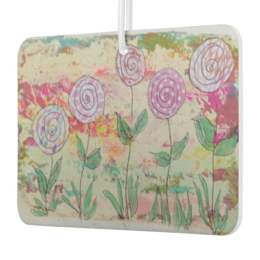 Lollipop-Blume Autolufterfrischer (Links)