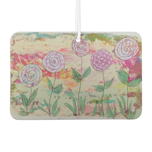 Lollipop-Blume Autolufterfrischer (Vorderseite)