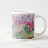 Lollipop-Blume Jumbo-Tasse (Rechts)