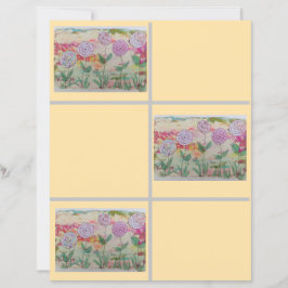 Lollipop Blume Scrapbook Paper