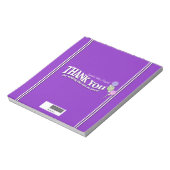 Lollipop Candy Bar Wrap Notizblock (Rotiert)