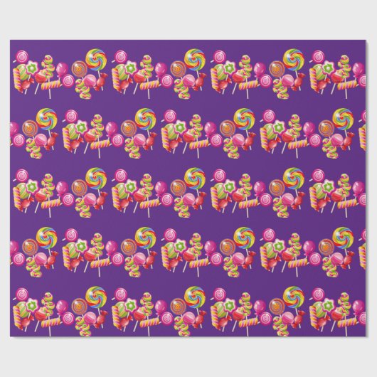Lollipop Candy Geschenkpapier (Flach)