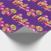 Lollipop Candy Geschenkpapier (Ecke)