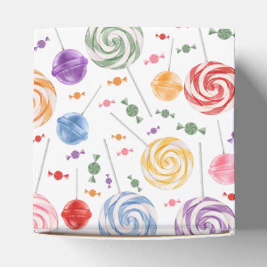 Lollipop Candy Pattern farbenfroh Geschenkschachtel