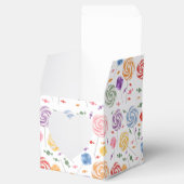 Lollipop Candy Pattern farbenfroh Geschenkschachtel (Geöffnet)