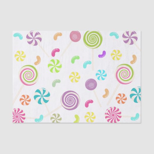 Lollipop Candy Tissue Paper Seidenpapier (Vorderseite)