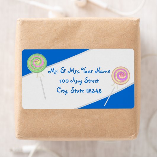 Lollipop Candy Treasures Blue Adresse (Insitu)