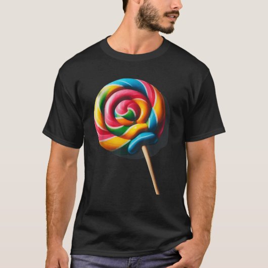 Lollipop Design For Women Men Kids Lollipop Candy  T-Shirt (Vorderseite)