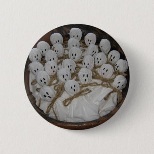 Lollipop Ghosts Halloween Button