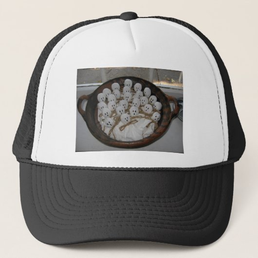 Lollipop Ghosts Truckerkappe (Vorderseite)