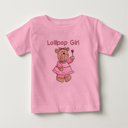 Lollipop Girl Baby T-shirt (Vorderseite)