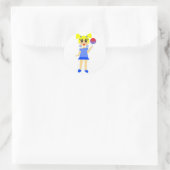 Lollipop Girl Sticker - Blonde (Tasche)