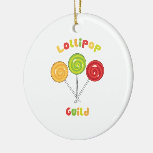 Lollipop Guild Keramik Ornament (Links)