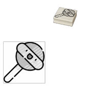 Lollipop Gummistempel (Stempel)