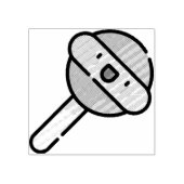 Lollipop Gummistempel (Prägung)