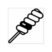 Lollipop Gummistempel (Prägung)