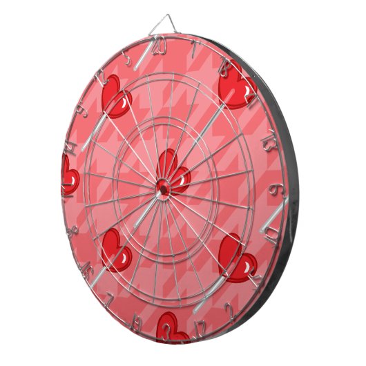 Lollipop-Hahnentrittmuster Dartscheibe (Vorderseite rechts)